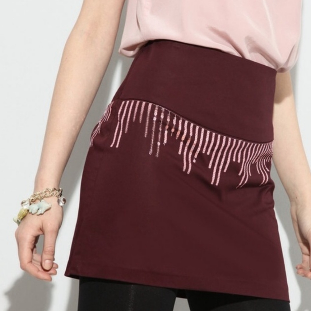 3/$20 Free People Sequin A-Line Skirt